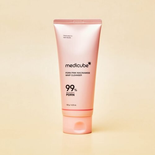 MEDICUBE PDRN Pink Niacinamide Whip Cleanser 120g-8800289473159 MEDICUBE PDRN Pink Niacinamide Whip Cleanser 120g