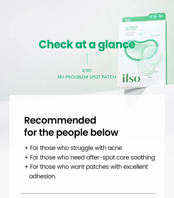 ILSO No Problem Spot Patch 72 Patches