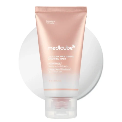 MEDICUBE Collagen Milk Toning Wrapping Mask 75ml-8800289478161 MEDICUBE Collagen Milk Toning Wrapping Mask 75ml