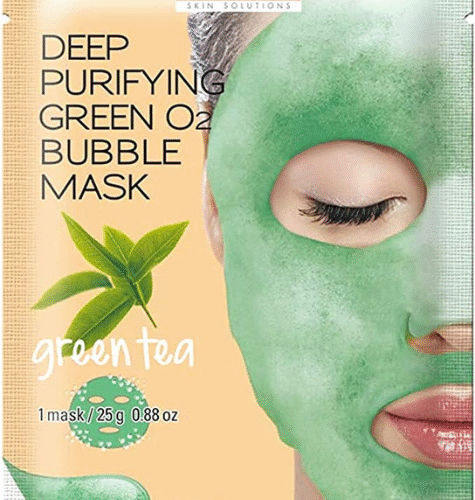 PUREDERM Deep Purifying Green O2 Bubble Mask Green Tea-8809541193248 PUREDERM Deep Purifying Green O2 Bubble Mask Green Tea