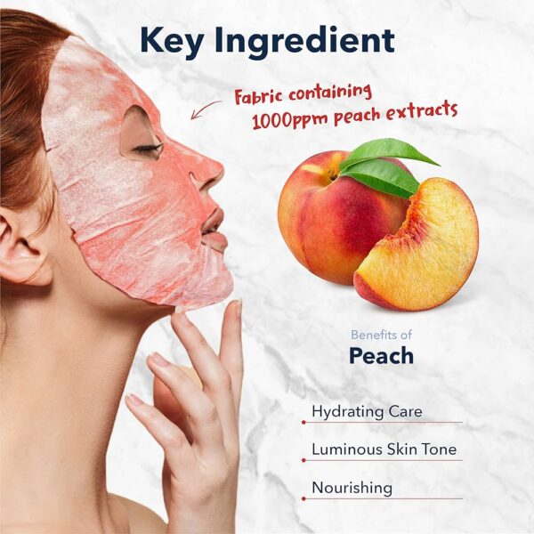 PUREDERM Deep Purifying Pink O2 Bubble Mask Peach